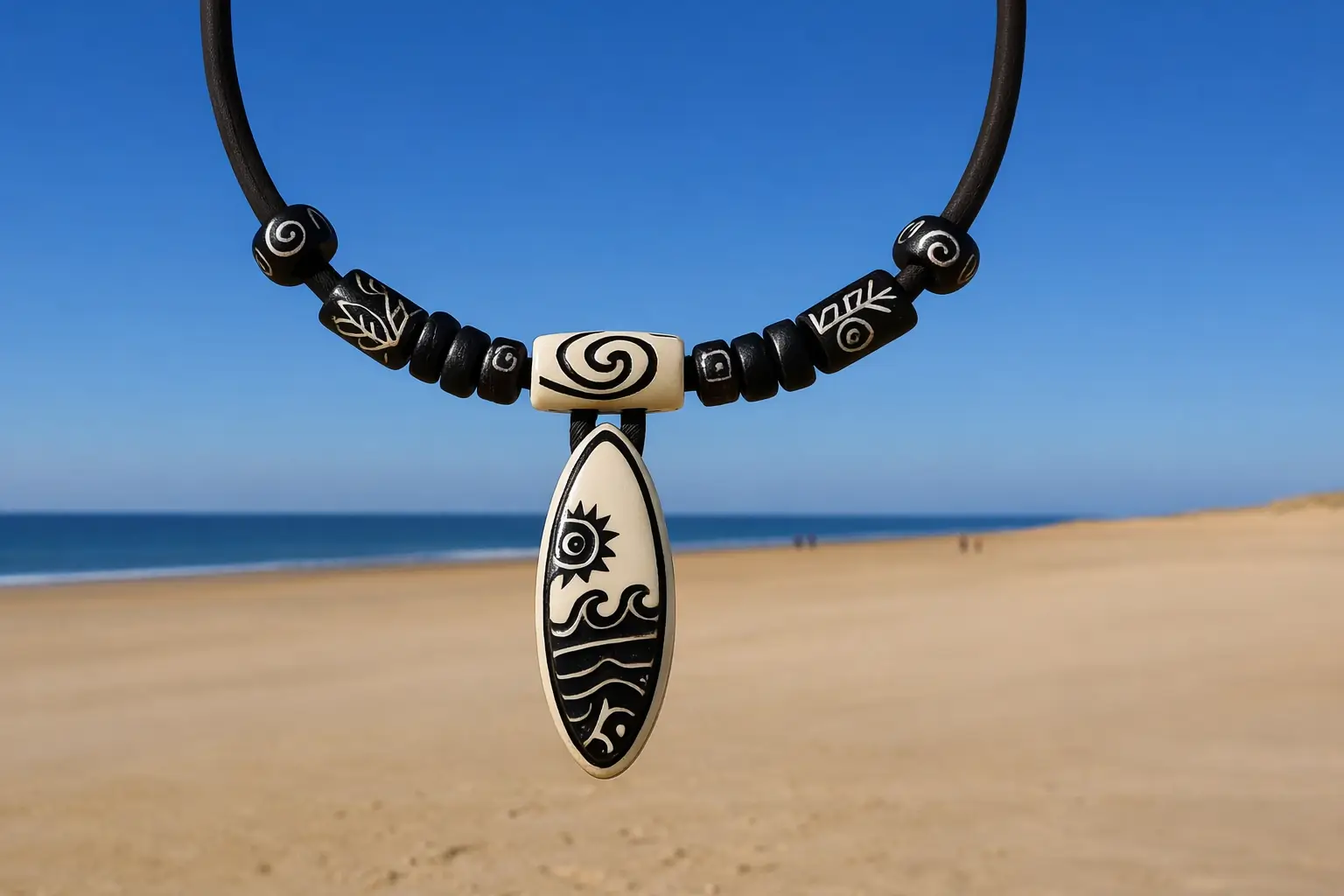 Surferkette Herren - Surfbrett Anhänger . 100% Wasserfest.