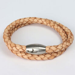 Doppelt Geflochtenes Wickelarmband Lederarmband