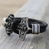 Herrenarmband Thor Hammer Totenkopf Maennerarmband