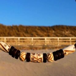 Surferkette Lederhalskette Aloha Lederkette