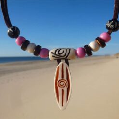 Surferkette Surfbrett Wakeboard Lederkette