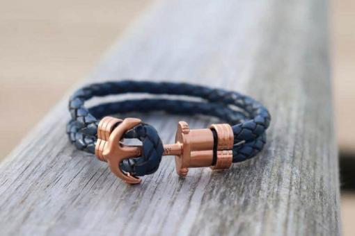 Ankerarmband Blau Anker Sylterarmband