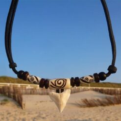 Haifischzahnkette Surfer Haizahn Halskette