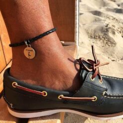 Fußkette Sylt Leder Fußkettchen für Damen und Herren
