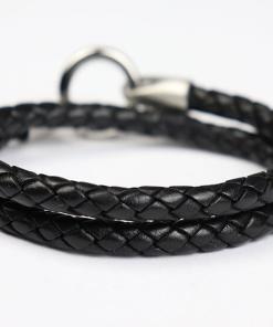 Doppel Leder Armband Wickelarmband