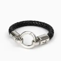 Boloband 10mm Ringverschluss Lederarmband für Damen und Herren.