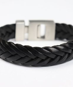 Breit Damen und Herren Leder Armband SYLT