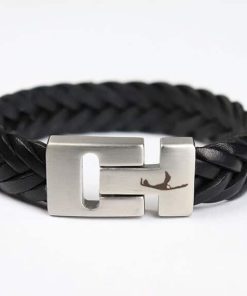 Breit Herren Lederarmband SYLT