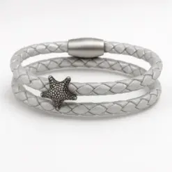 Handgemachte Freundschaftsarmband Buhne16 Wickelarmband Surferarmband aus Leder für Damen und Herren.