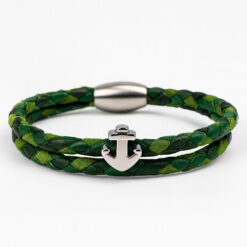 Freundschaftsarmband Rantum Geflochtenes Wickelarmband - für Damen . mit Magnetverschluss.