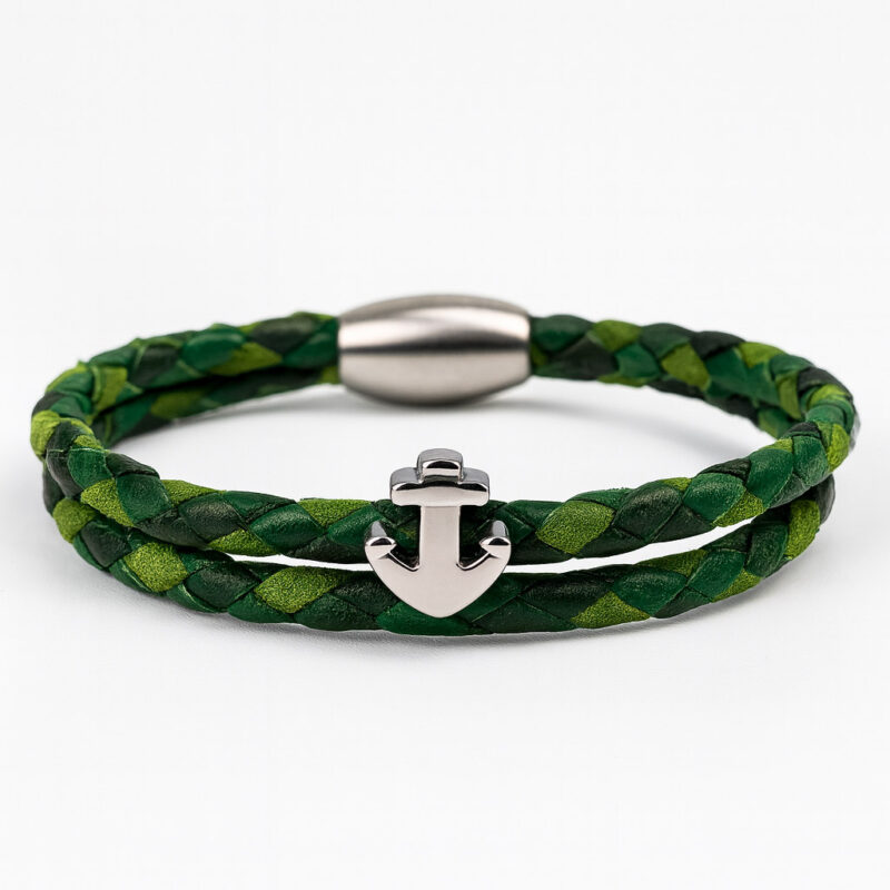 Freundschaftsarmband Rantum Geflochtenes Wickelarmband - für Damen . mit Magnetverschluss.