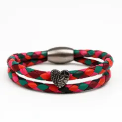 Handgemachte Freundschaftsarmband Wenningstedt Surfer Wickelarmband für Damen und Herren.