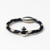 Geflochten Freundschaftsarmband Anker Lederarmband für Damen und Herren