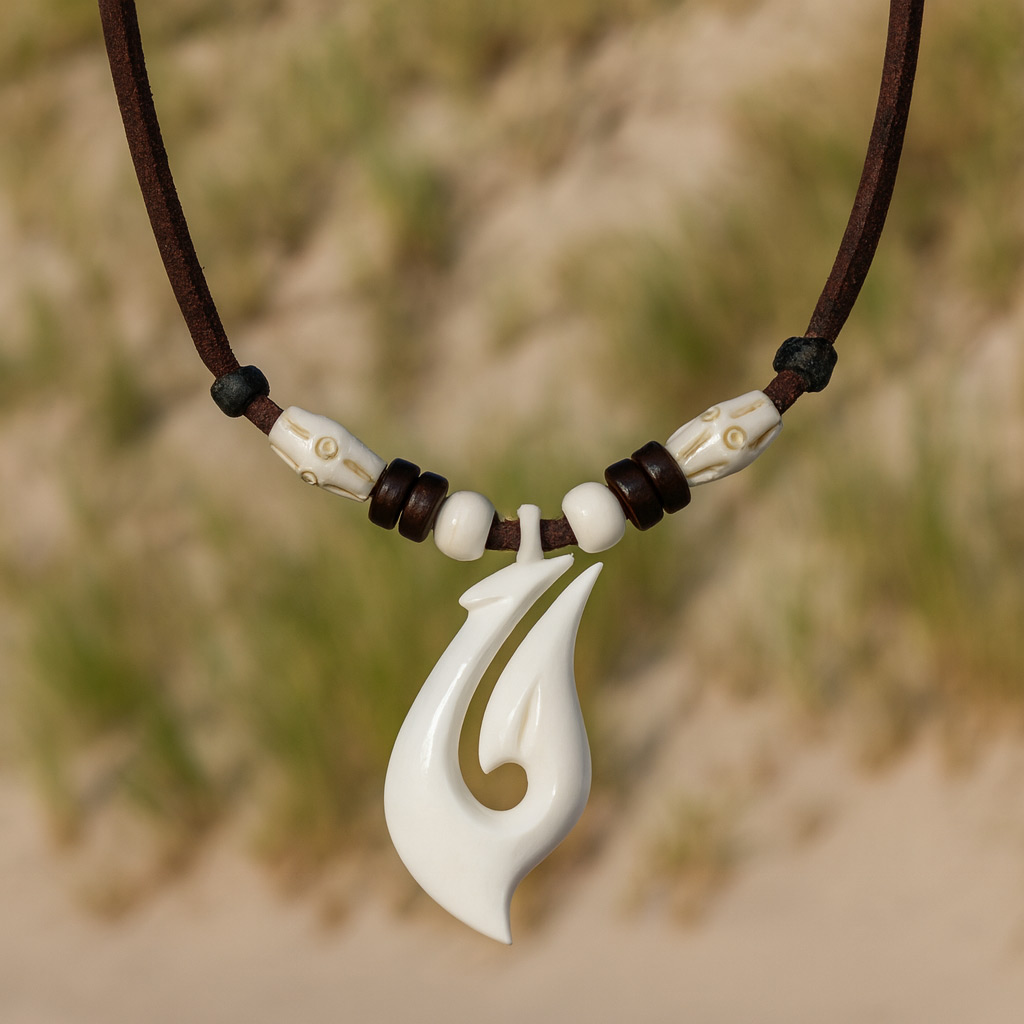 Hei Matau Halskette Neuseeland für Damen und Herren. Anhänger aus Neuseeland.