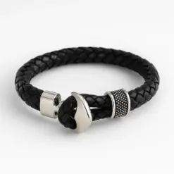 Herren Lederarmband Anker Verschluss - für Damen und Herren