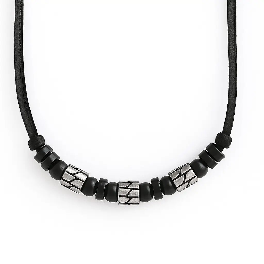 Leder Halsketten Damen Herren Surfer Stil