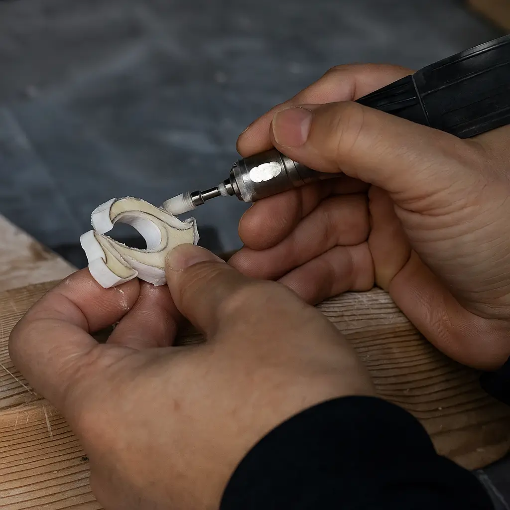 Lederkette Hei Matau Angelhaken Anhänger aus Neuseeland ideal für Damen und Herren.
