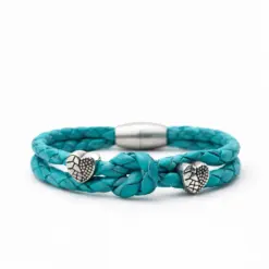 Handgemacht Liebesknoten Lederarmband Surferarmband Wakeboard für Damen und Herren.