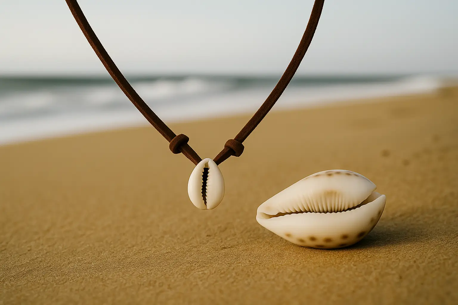 Handgefertigter Muschel Halsketten für Damen und Herren.