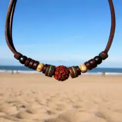 Rudraksha Schutz Halskette Yoga - Ideal für Damen und Herren.