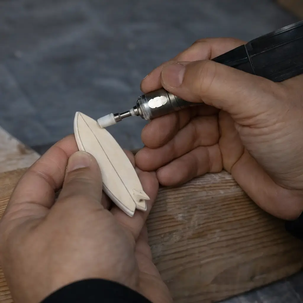 Surfer Halskette Mentawais Wellen Männer Kette - Für Damen und Herren.