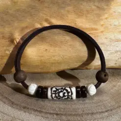 Surfer Herren Leder Armband ideal für Sommer Strand oder in der Stadt zu Tragen! 100% Wasserfest