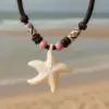 Surferkette Seestern Halskette Damenkette - Surfer Anhänger ideal für Sommer.