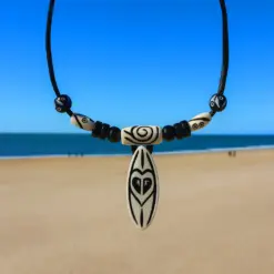 Surferkette Surfbrett Anhaenger Damen Kette - Hergestellt für Surf Liebhaber.