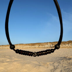 Surferkette ohne Anhänger Lederhalskette - Ideal für Surfer und Surferinnen - Damen und Herren , Surfer Leder Kette , Sommer Strand.